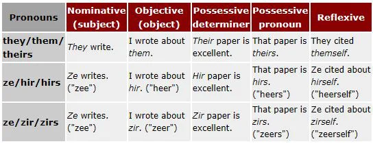 Gender Neutral Pronouns on Documents Regarding Students In Greenwich