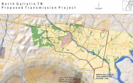 Voicing Opposition to TVA's Route One for the N. Gallatin 161kV Transmission Line