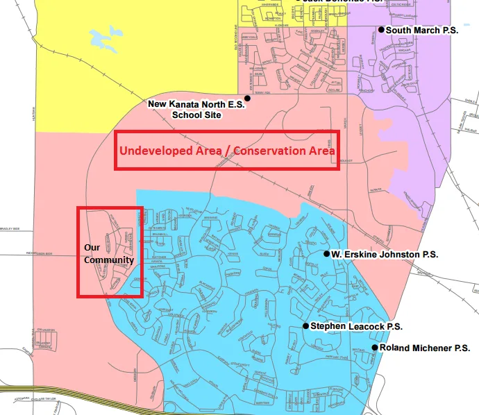 Opposing New School Boundary Affecting Our Community - New Heritage Hills in Kanata Lakes