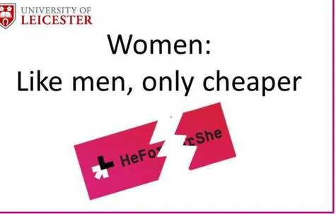 UoL management support gender equality as long as they don't have to pay for it