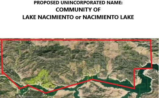 Help change our current USPS location from Bradley to the USPS ACCEPTABLE location of Lake Nacimiento or Nacimiento Lake