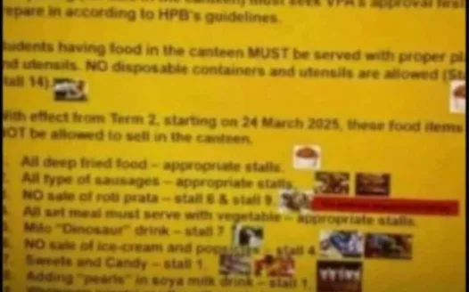 GO BACK TO THE OLD CANTEEN FOOD