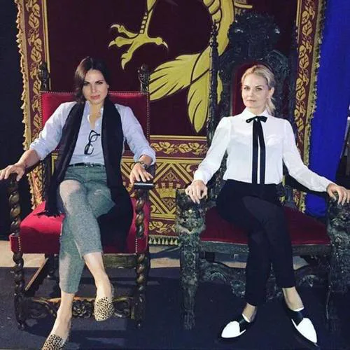 Lana Parrilla and Jennifer Morrison photoshoot