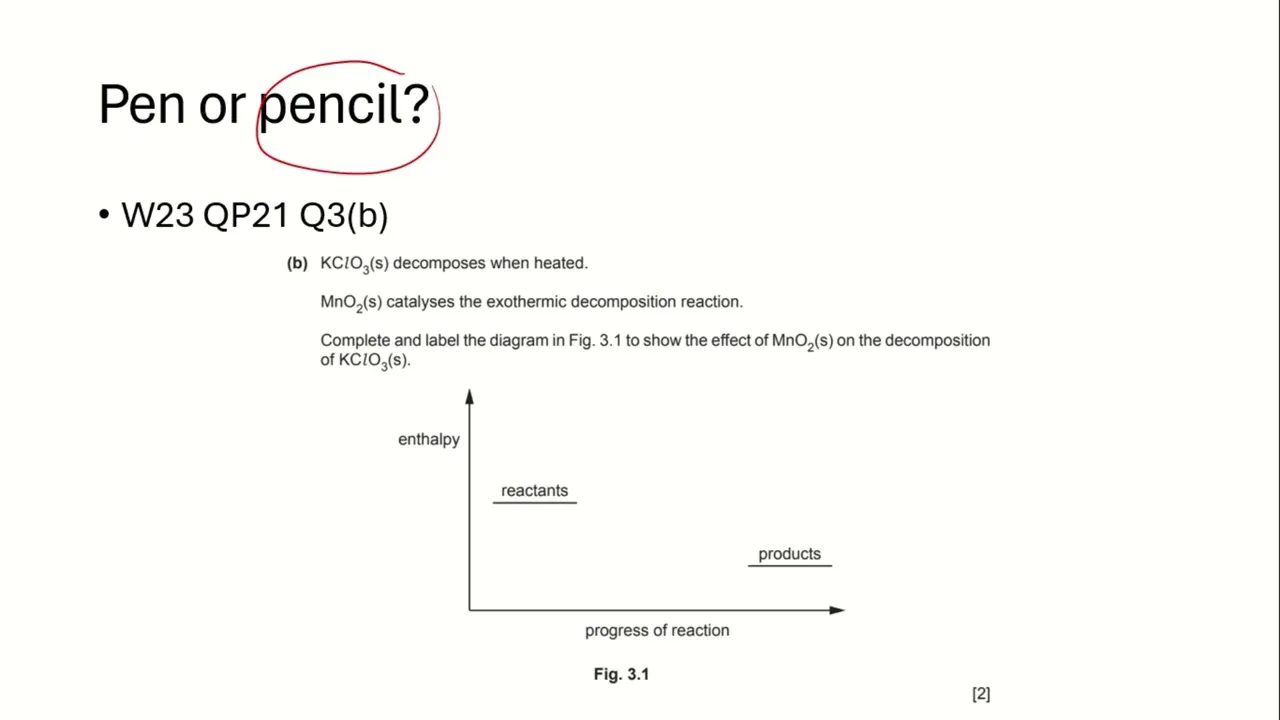 Equal Exam Opportunities for Advanced Chemistry Students