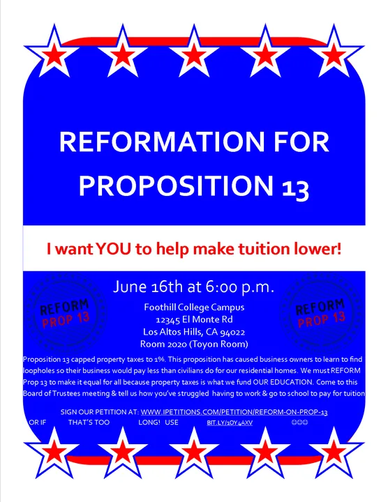 Reform on Prop 13