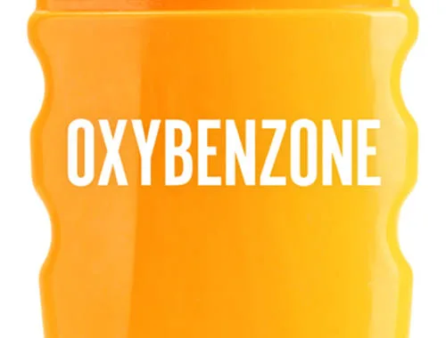 No oxybenzone in sunscreen