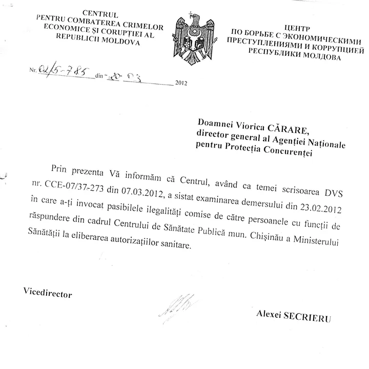 comportamente corupționale MD