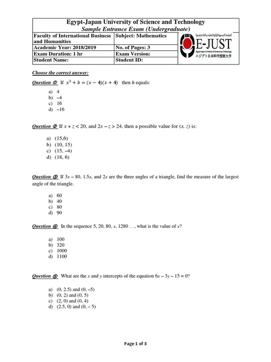 Math 2720 Petition