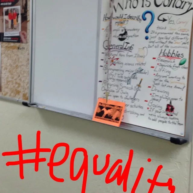 Equality for Conary's Whiteboard