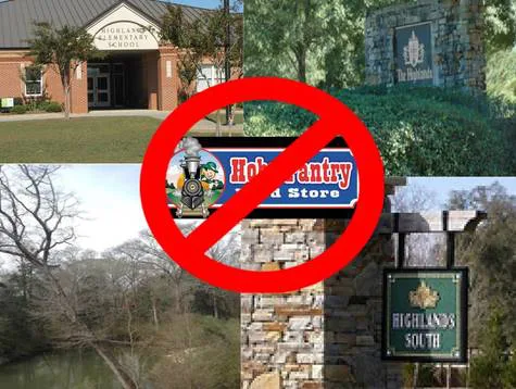 No Hobo Pantry for the Corner of Brannon Stand and Flowers Chapel