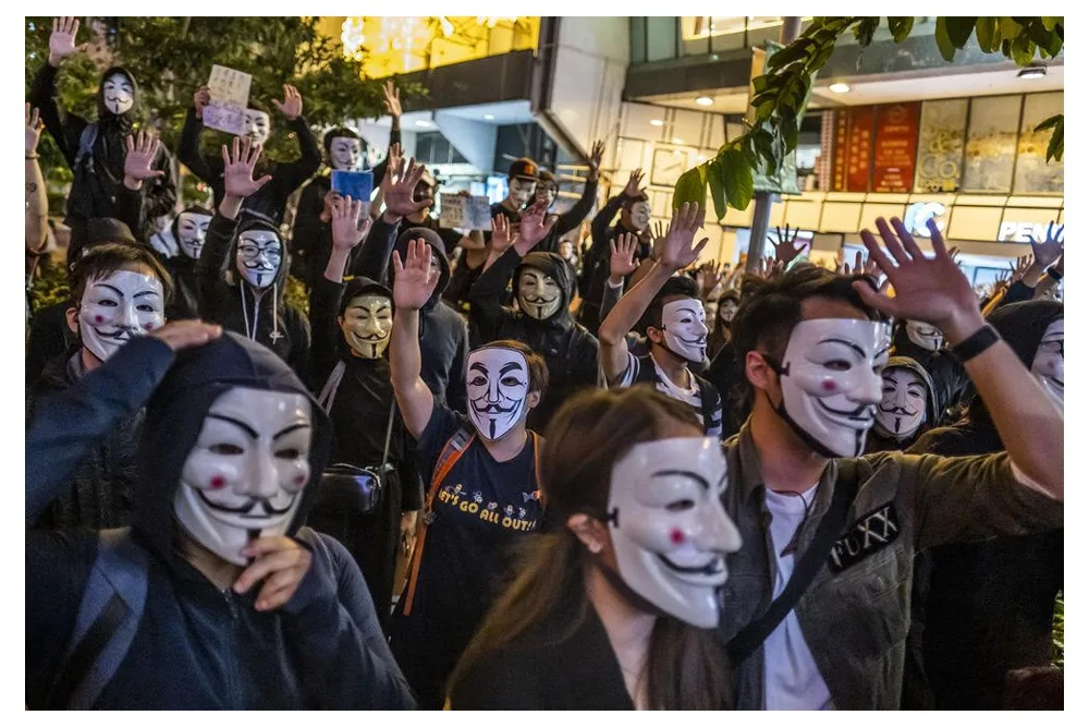 Free alleged Anonymous supporters