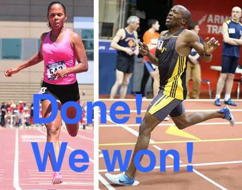 Memo to USATF: Send Renee and Anselm to IAAF worlds in China