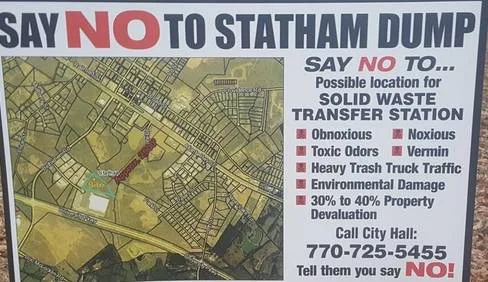 Say NO to DUMP in STATHAM