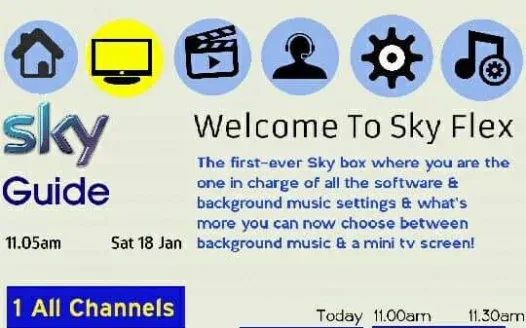 Sky UK Should Do Their Customers A Favour & Invest In A Brand New Sky Box That Is Compatible With The EPG Music As I Think It's A Wonderful Gesture 