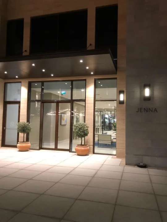 Lobby access for residents in Jenna 1