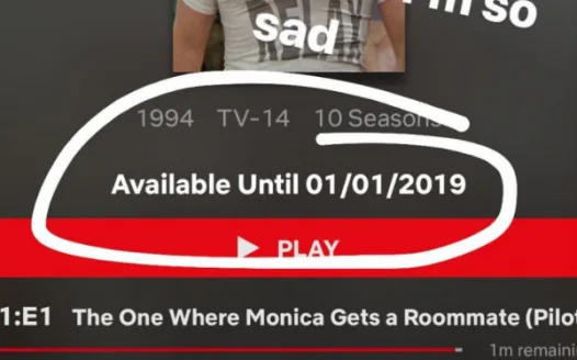 Save "Friends" On Netflix