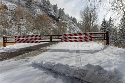 Remove gate from our Snowmobile Trail Now!