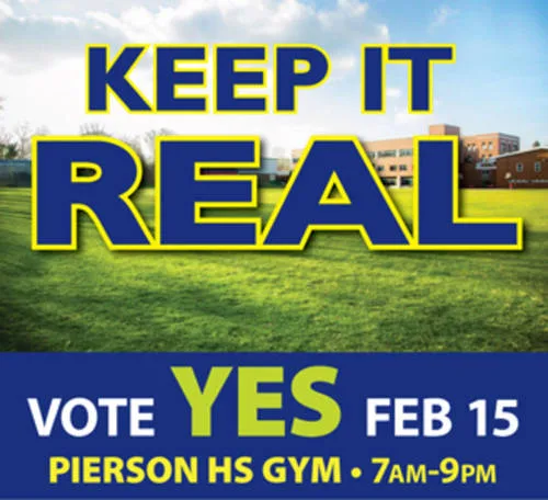 HALT SYNTHETIC TURF AT PIERSON 