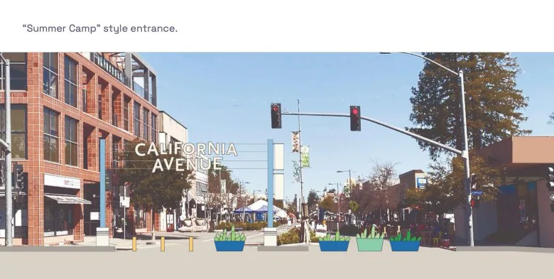 Cal Ave Streetscape