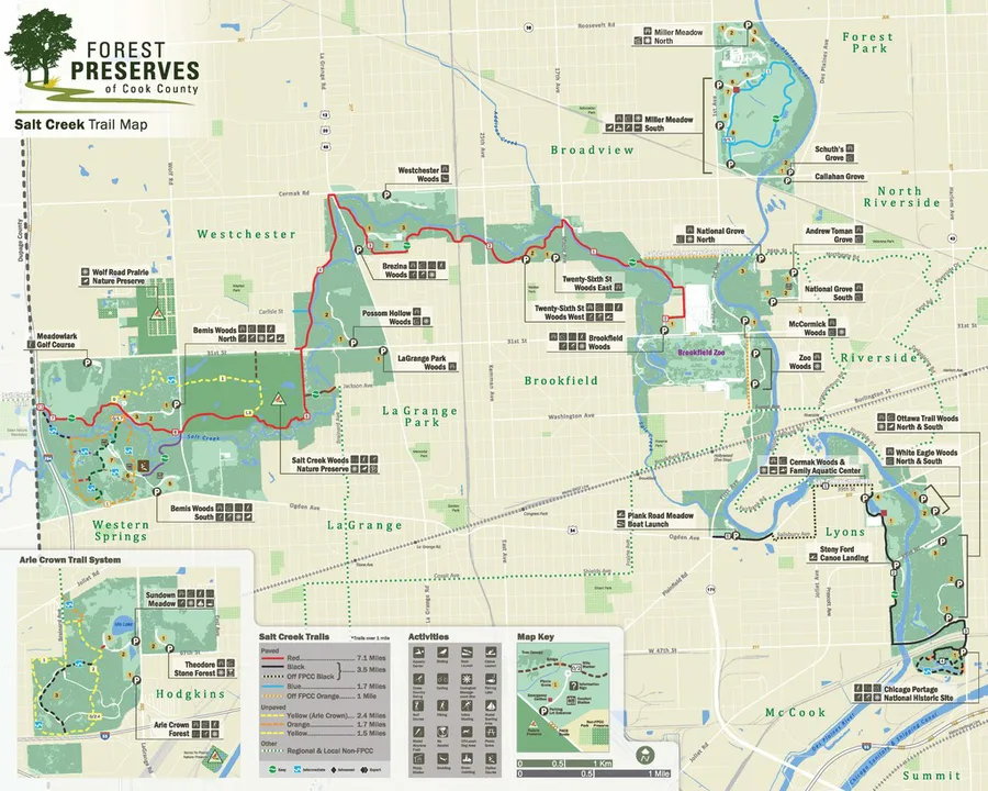 Flagg Creek Greenway Bike Path