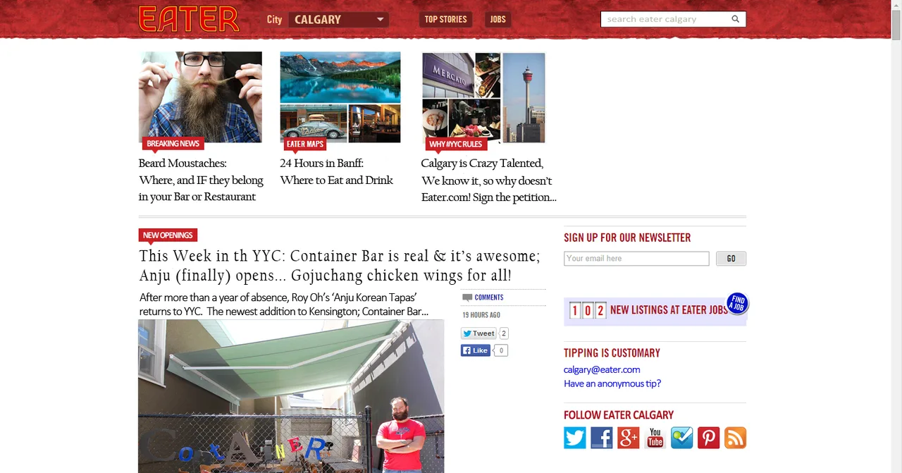 We Want Eater Calgary!