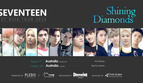 SEVENTEEN AUSTRALIAN FANMEET TICKETS TO BE SOLD ONLINE