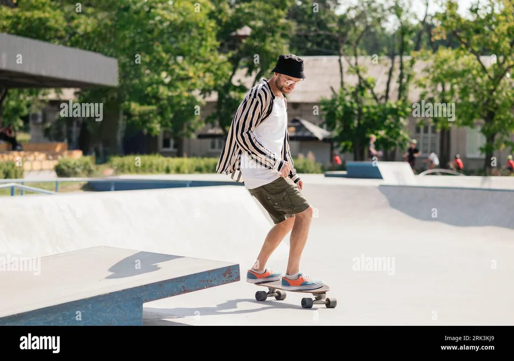 Designate park area for skateboarding