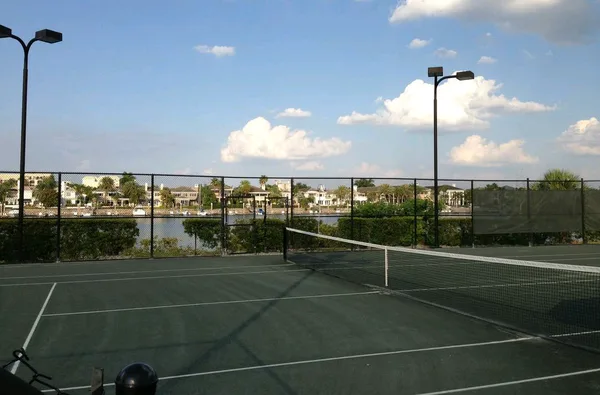 Pond at Sandra Freedman Tennis Complex, Davis Islands
