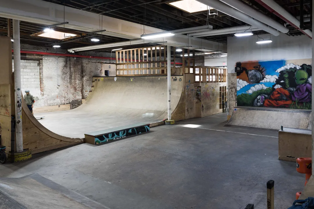 Built an indoor skatepark in Newcastle Upon Tyne