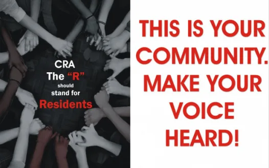 CRA - The "R" stands for Residents