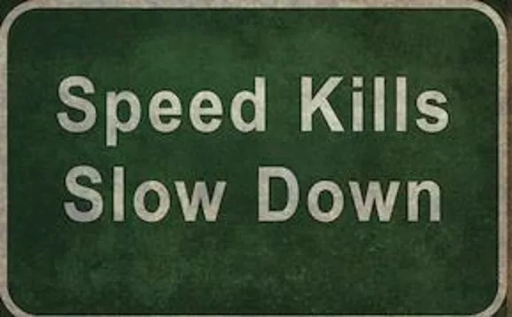 Speed Kills!!! Reduce speed on R102 