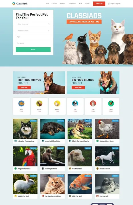 Stop pets being advertised on recycling sites.
