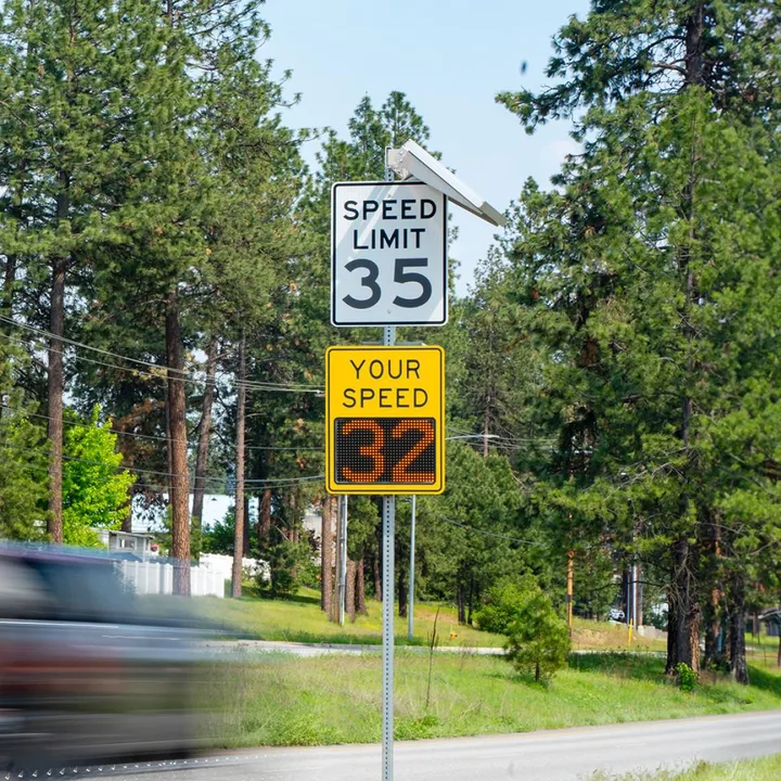 Install permanent radar signs and/or rumble strips in Custer Village to reduce speeding.