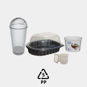 HRM Recycle #5 plastics