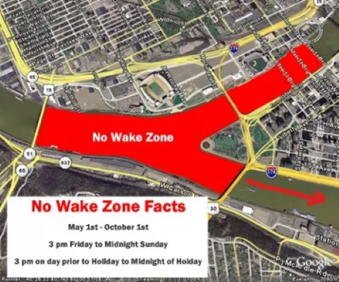 Extend NO WAKE Zone to Smithfield Bridge