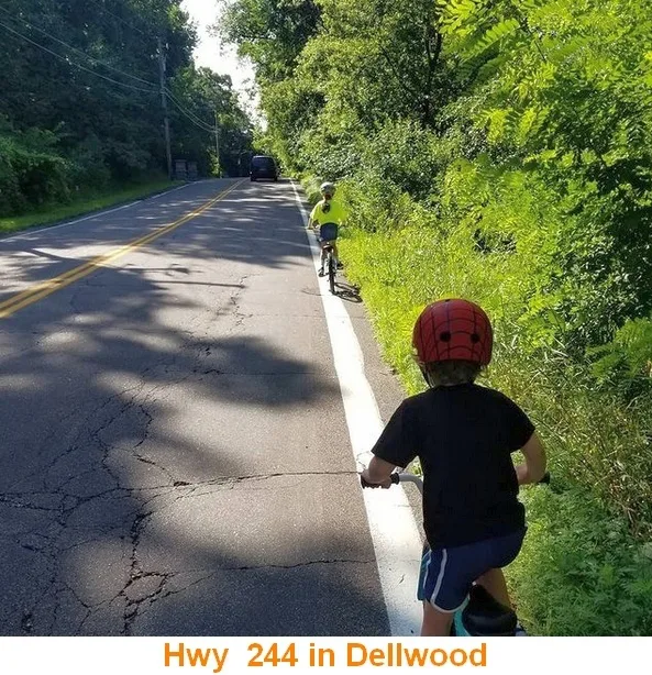 Get the Lake Links trail through Dellwood
