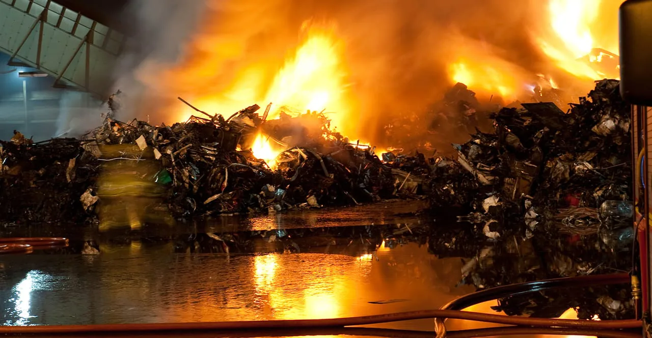 Put the Worksop recycling centre fire out!