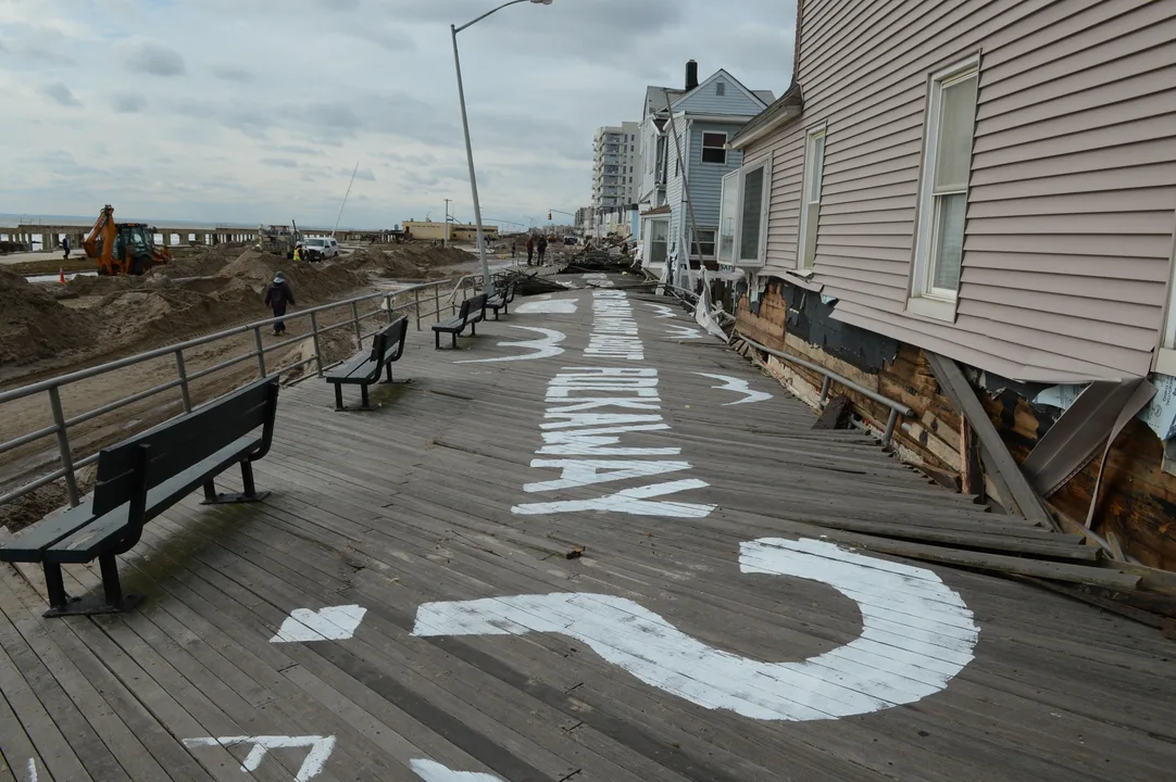 Board walk out of boards
