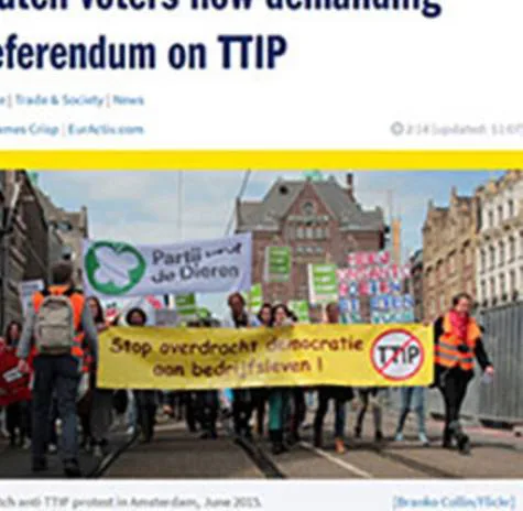 Canadians should be valued in Transatlantic Trade and Investment Partnership (TTIP),