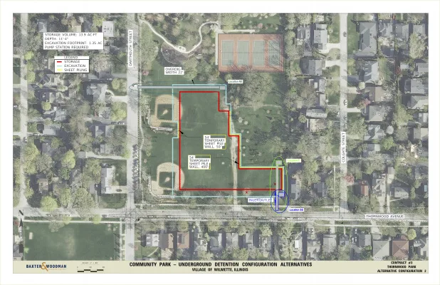 "No thank you!" to permanent restrooms in Thornwood Park