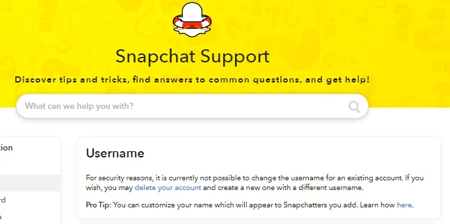 Change Snapchat Username 2018