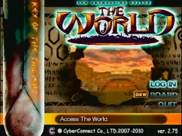 Create \"The World\" from .hack//SIGN