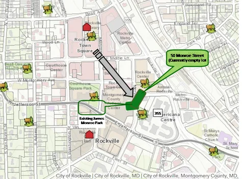 PETITION FOR EXPANSION OF JAMES MONROE PARK INTO 50 MONROE STREET PARCEL
