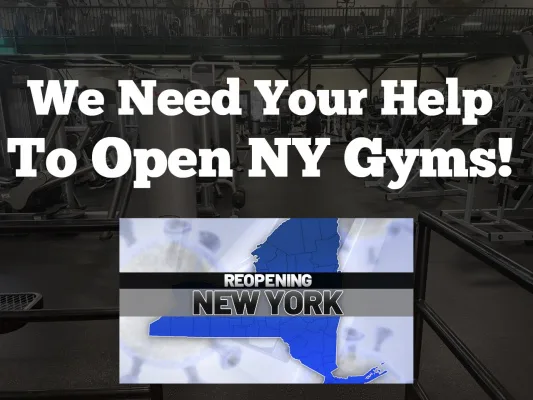 Time to open NY Privately Owned Fitness Centers & Gyms.