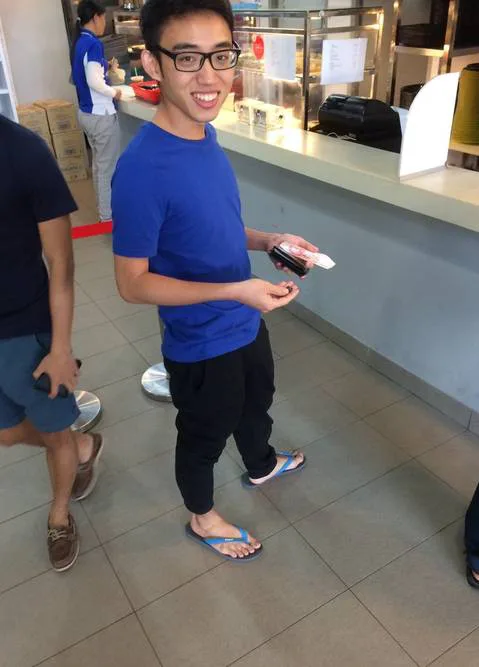 Dfoo is attractive even when he dresses badly