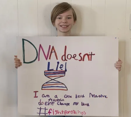 DNA doesn’t lie. Support keeping siblings together in the child welfare system.