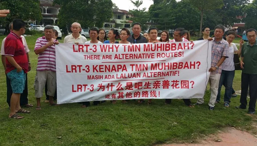 We Don't Want LRT 3 Running Through Our Neighbourhood
