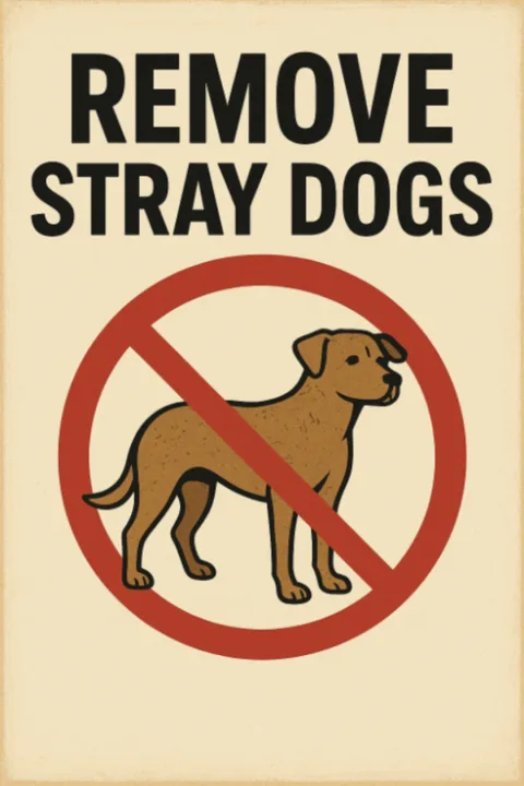 Remove stray dogs, support Supreme court