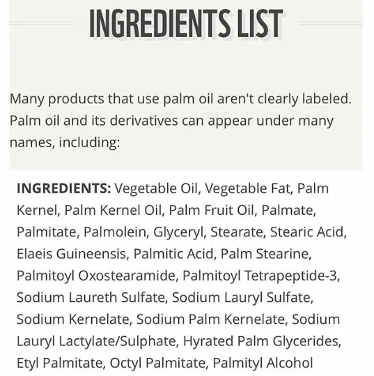 Let's Label Palm Oil