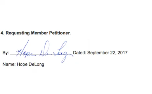 ​PETITION FOR SPECIAL MEMBERSHIP MEETING OF UNITY OF DELRAY BEACH, INC.